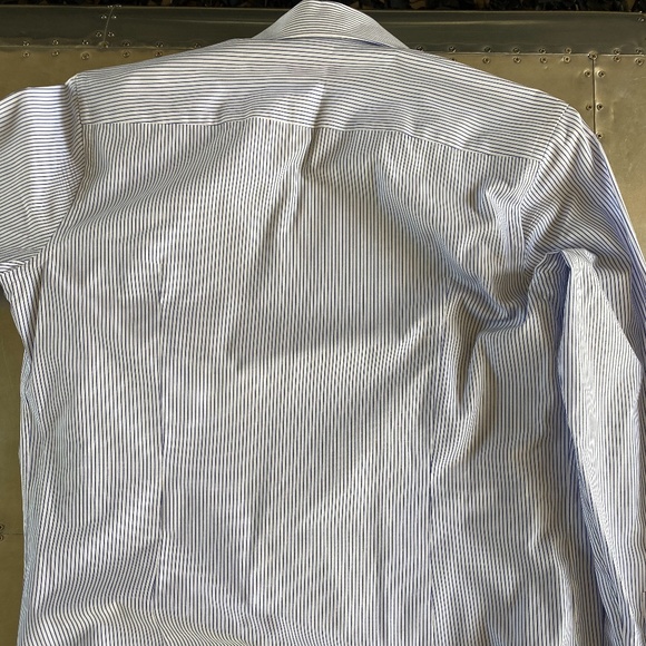 Hugo Boss Slim-fit Shirt Spread Collar Small Size - Picture 4 of 5